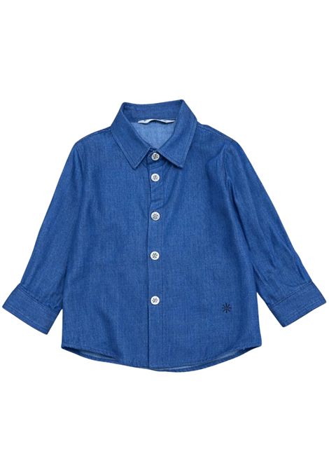 Camicia neonato in cotone denim Manuel Ritz | 34633DENIM